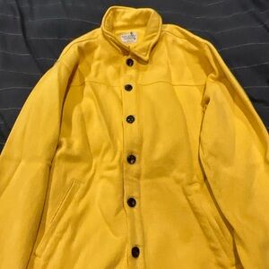 Nudie Jeans Co. Yellow Button-Up Jacket Organic Cotton